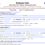 New York Workers Compensation Employee Claim Form