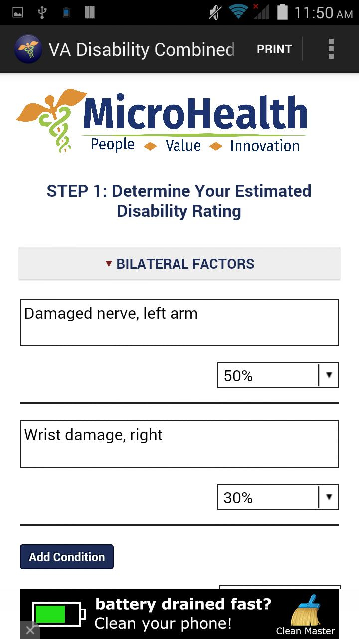 VA Disability Calculator For Android APK Download